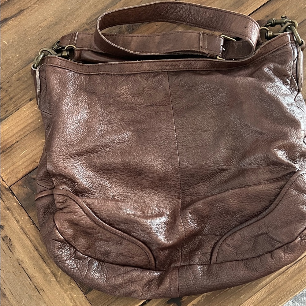 EUC Liebeskind Dark Brown Quilted Shoulder Bag - Picture 6 of 11